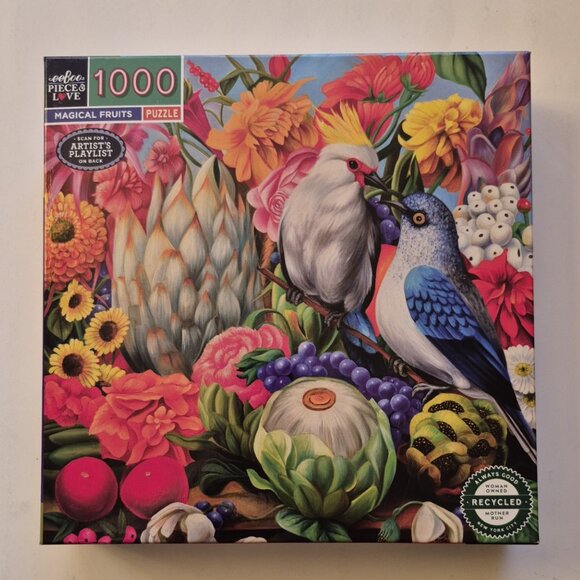 Eeboo Other - 1000 Piece "Magical Fruits" Jigsaw Puzzle
